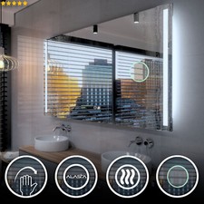 PARIS Lumineux LED Bain Miroir De la Salle mural | grossissant | interrupteur