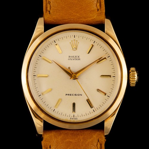 1954 Rolex Oyster Precision solid 14k Gold Ref. 6422 "Brevet"