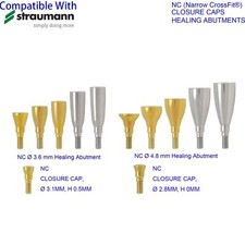 Dental Mini Healing Abutment Healing Closure Cap Fit for Straumann ITI