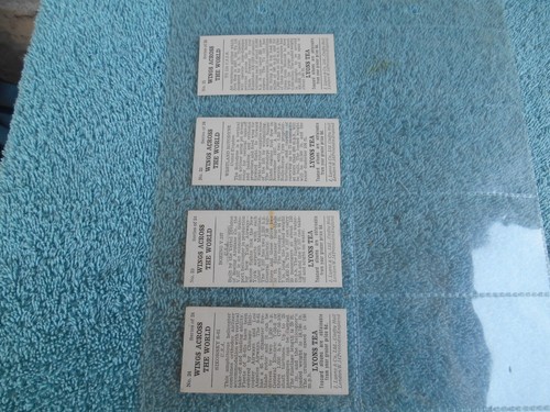 VINTAGE 1961 Lyons Tea WINGS OF SPEED TOBACCO CIGARETTE CARD SET OF 24. - Imagen 8 de 8