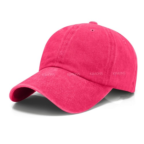 Gorra de béisbol estilo polo liso liso teñido lavado algodón sombrero papá ajustable - Imagen 23 de 35