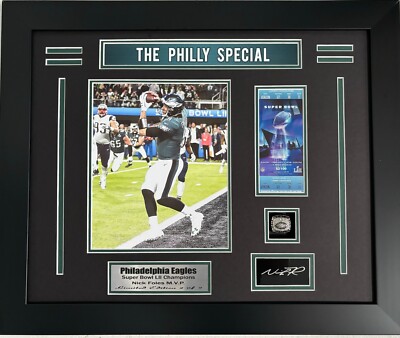 Philadelphia Eagles Super Bowl Champion Nick Foles Frame | eBay