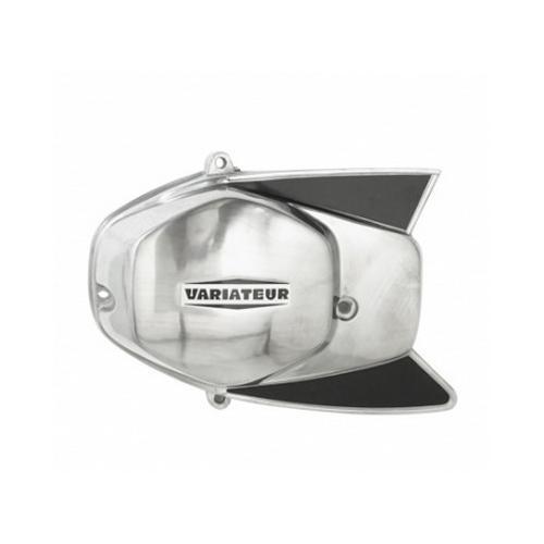 Cache variateur alu 4 trous Peugeot 103 protège la transmission des mobylettes SP et MVL