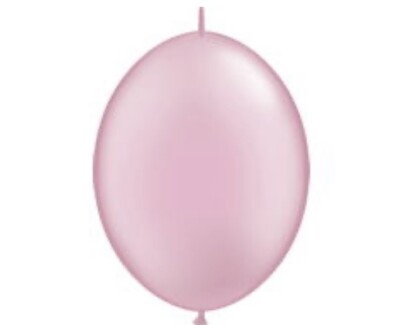 Quicklink balloons, Qualatex 12 balloons, Pearl Pink, 50 Count Per Bag.