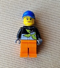Xtreme Powerboat Driver, Female -- CTY0543 Lego Minifigure from 60085