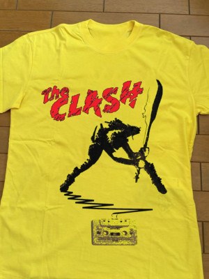 New Collection The Clash Band Gift For Fan S-2345XL Yellow T-shirt
