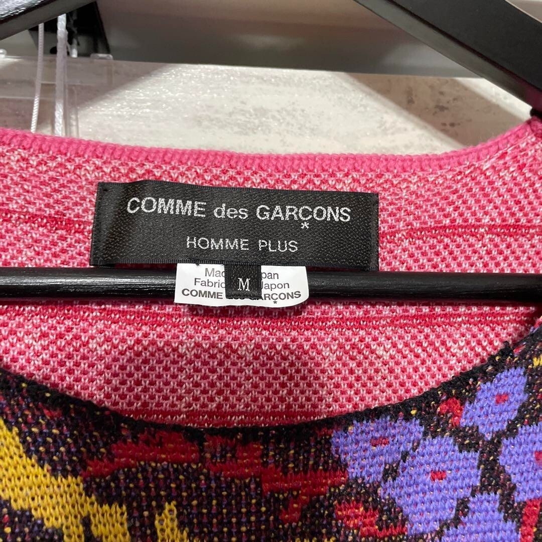 COMME des GARCONS HOMME PLUS Sweater Pink Yellow Color Red Size M Men's Fashion image 9