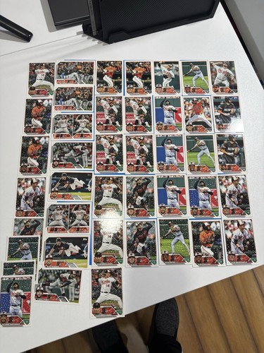 2023 Topps Orioles Lot (40) Rodriguez, Stowers, Mullins, Hall, Mountcastle, ++