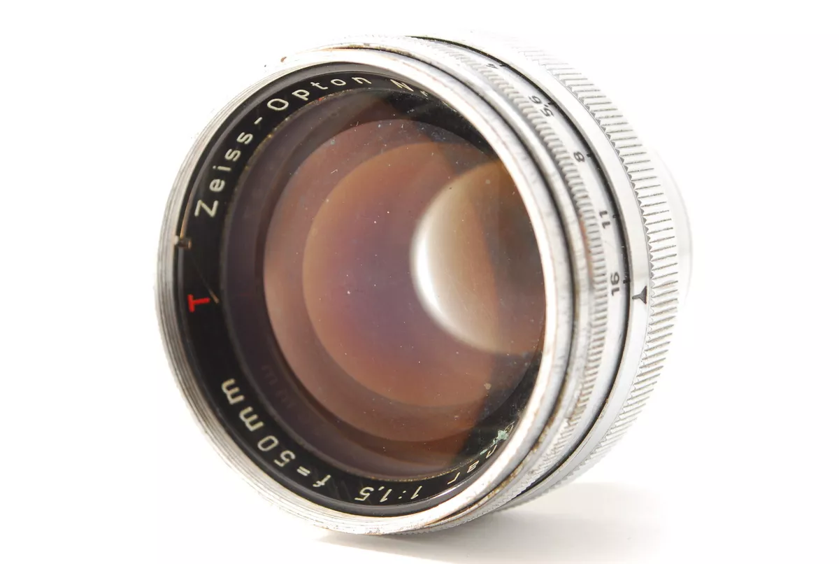 【EXC+4】 Carl Zeiss Jena Sonnar 1.5 / 5cm T lens for Contax rangefinder #345