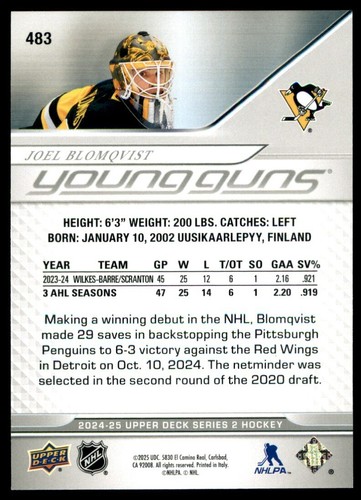 2024-25 UD Upper Deck Young Guns Series 2 U-Pick UD YG CELEBRINI MICHKOV - Picture 138 of 218
