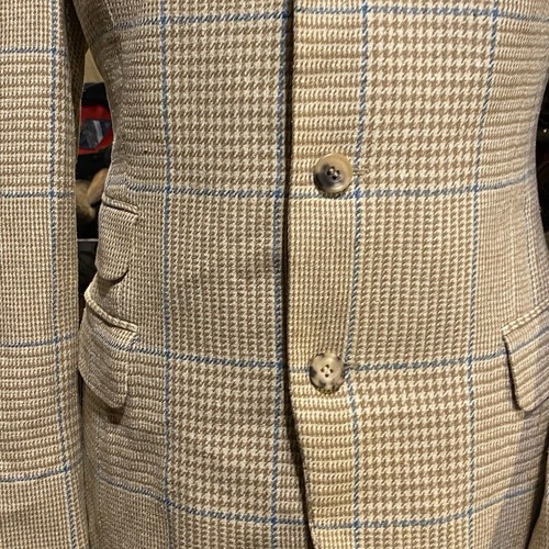 Chaqueta Blazer Traje de Campo Atrevido Cuadros Tweed Seda 40R DAKS De Colección Para Hombres - Imagen 6 de 12