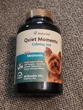 NaturVet QUIET MOMENTS CALMING AID DOG Stress Relief Chewable Tablet 60 Count