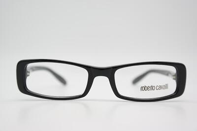 Brille ROBERTO CAVALLI Enea Schwarz Silber Eckig Brillengestell eyeglasses Neu