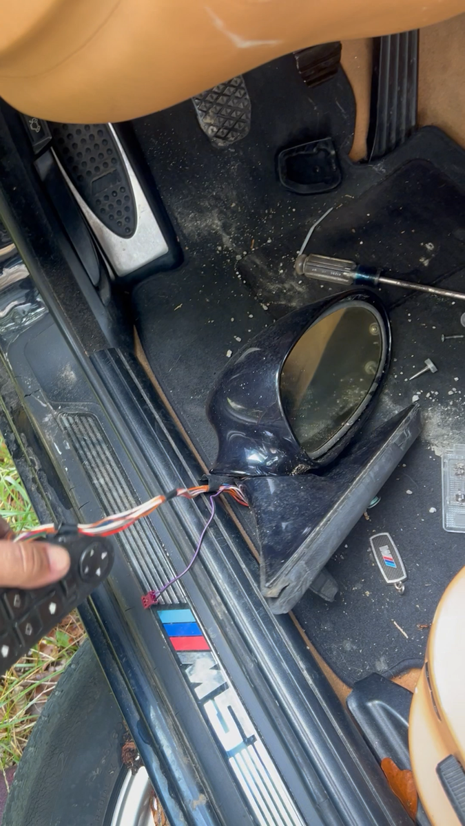 2000 2001 2002 2003 BMW E39 M5 Auto Dim Glass Power FOLD MIRROR