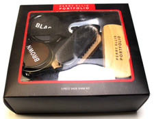 Perry Ellis Mens 5 Piece Shoe Shine Kit Insole Accessory, Style  TPSS100