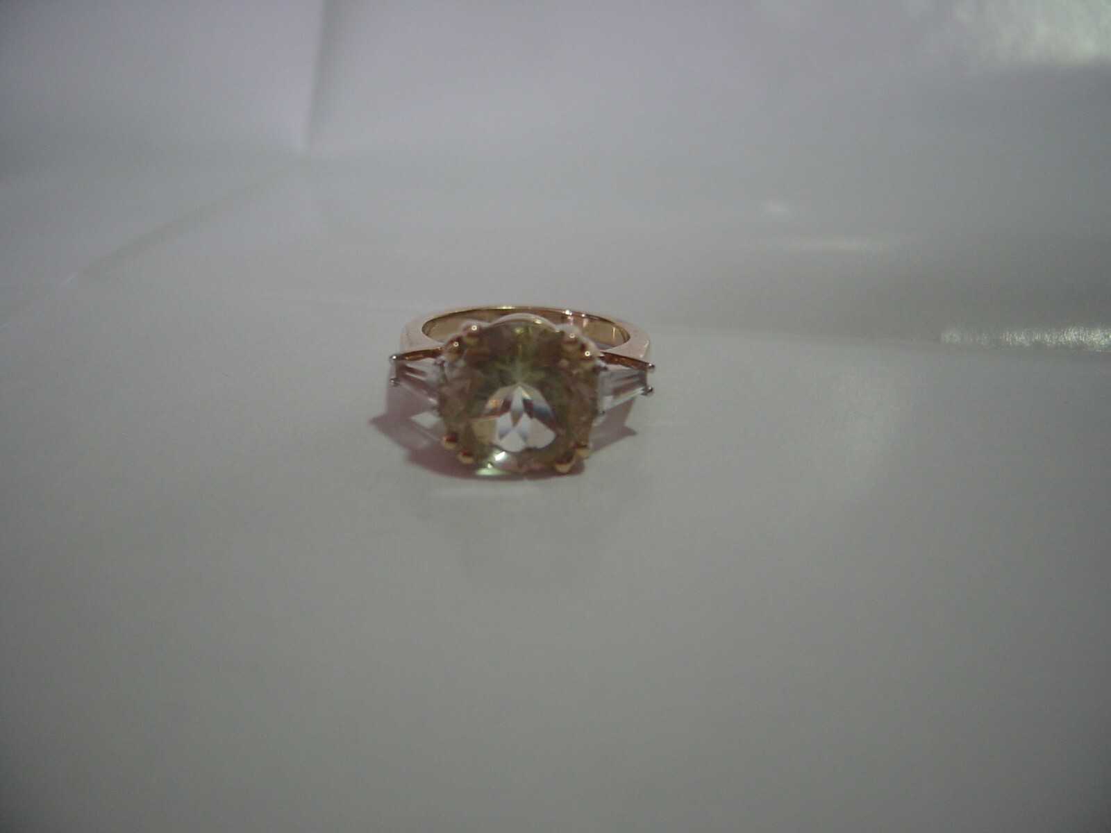 Vintage Solid Silver Ring-Superb genuine natural … - image 5