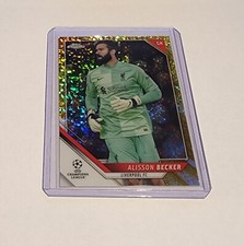 2021/22 Topps Chrome UEFA CL Gold Mini Diamonds Alisson Becker 39/50