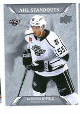 QUINTON BYFIELD 2020-21 UPPER DECK AHL HOCKEY 2019-20 AHL STANDOUTS