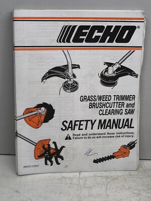 Original Echo Gras-/Unkrautschneider Motorsense Räumsäge Sicherheitshandbuch