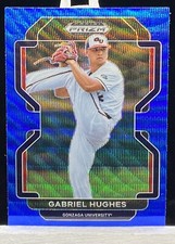 2022 Panini Prizm Draft Picks Gabriel Hughes Blue Wave Prizm #PDP10 A771