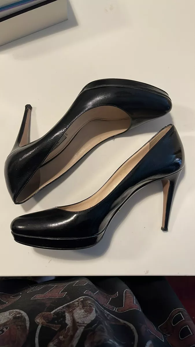 Prada almond hotsell toe pump
