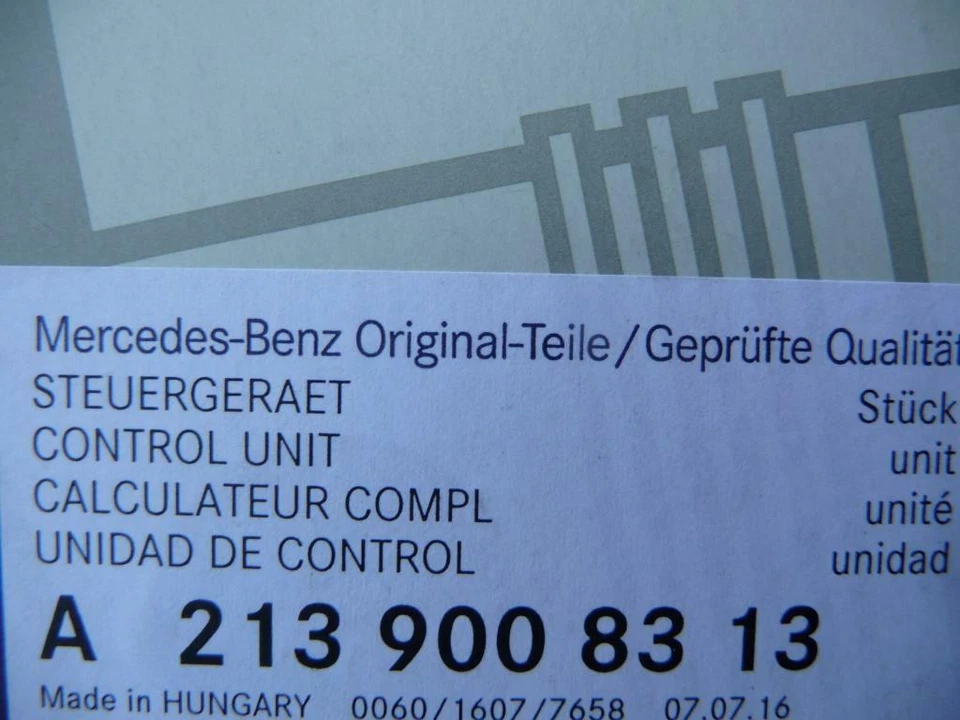 Mercedes Benz S560 S63 AMG 2018-2019 unidad de control A2139008313 OEM A1 Foto 4 de 4