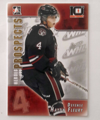 2013-14 ITG Heroes and Prospects 10th Anniversary Tribute #T35 Haydn Fleury