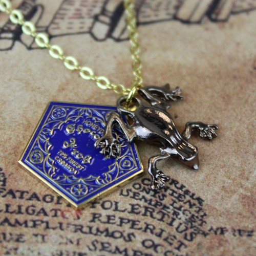 Collar de cadena de rana de chocolate (Harry Potter) - Imagen 3 de 5