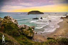 Harris Beach Sunset - Oregon Coast Fine Art Photography Prints by Bear8Photo