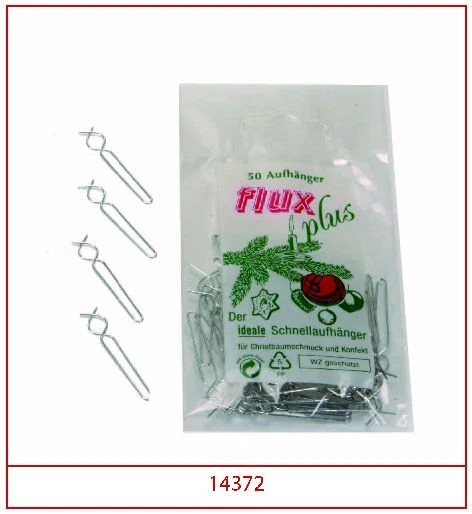 50x Riffelmacher & Weinberger Schnellaufhänger Flux Plus gold Kugelaufhänger