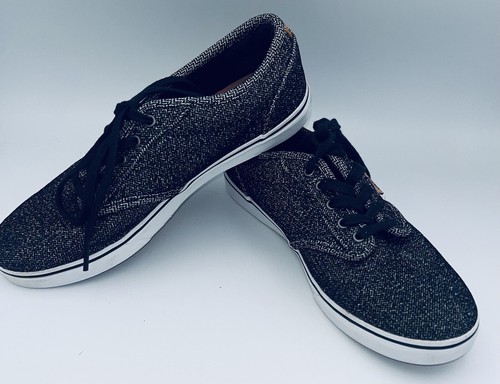Black/white Chevron Vans Sneakers Size 7 Ultra Cush - Picture 4 of 8