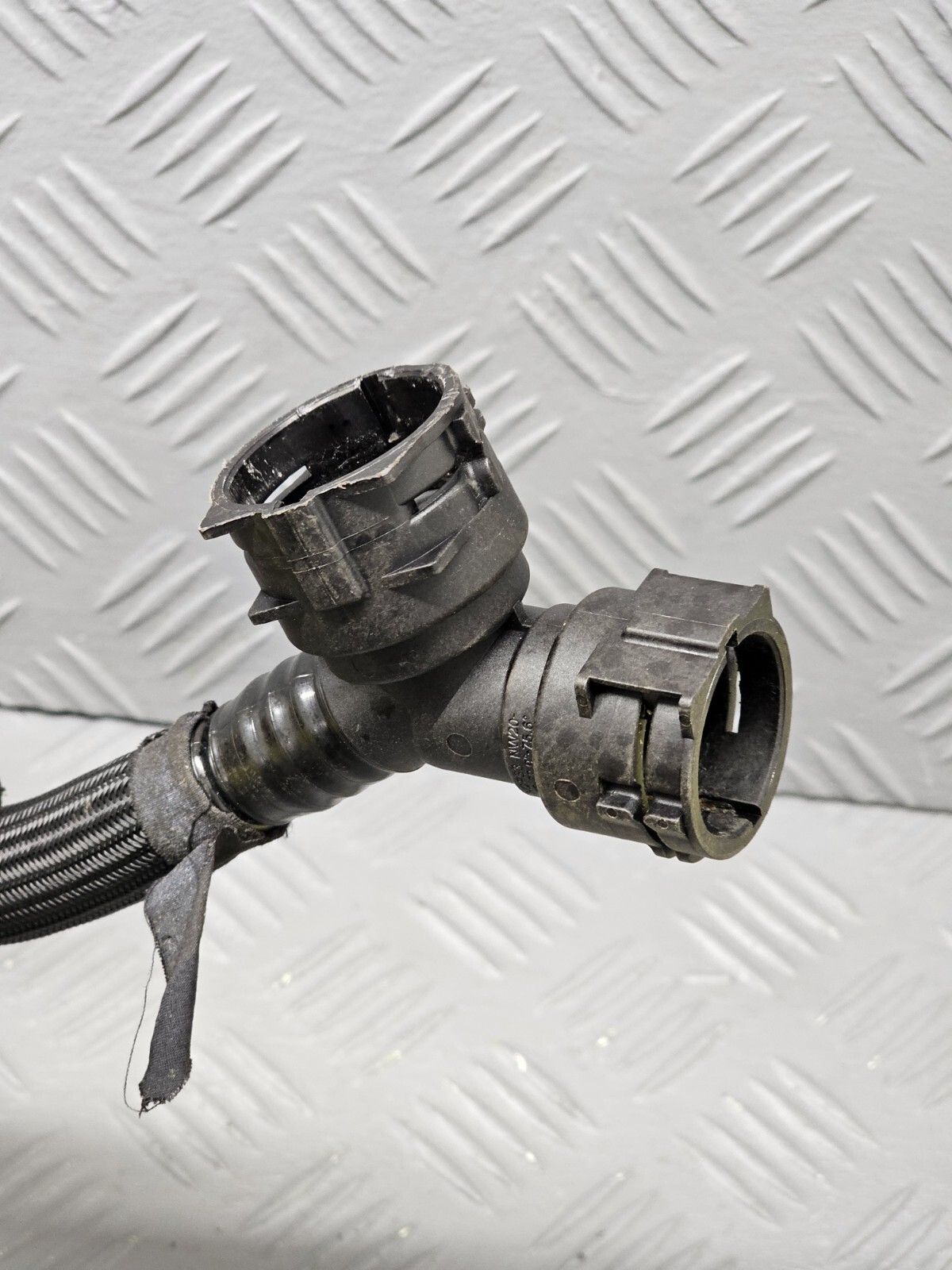 Fiat Doblo Diesel engine water coolant pipe hose 07348046015