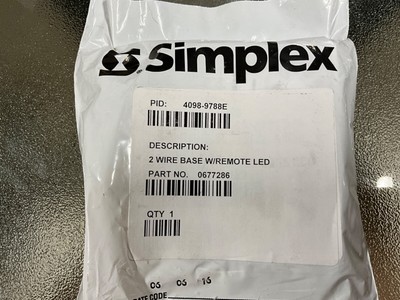 SIMPLEX 4098-9788E 2 wire base