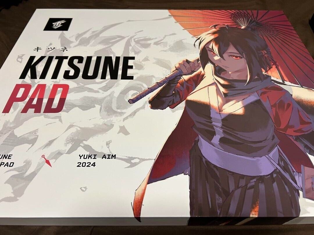 Yuki Aim Kitsune Glass Mousepad Limited Large 2024 Size 500 Yuki Aim Kitsune Glass Mousepad Limited Large 2024 Size 500