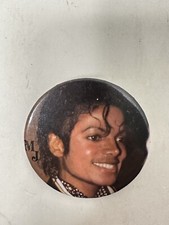 MICHAEL JACKSON Lot of 5 Buttons Pins Vintage 1980s - King of Pop