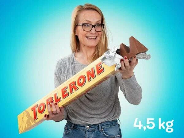 Toblerone XXL Mega Chocolate Bar Toblerone 4,5 kg The Perfect Gift