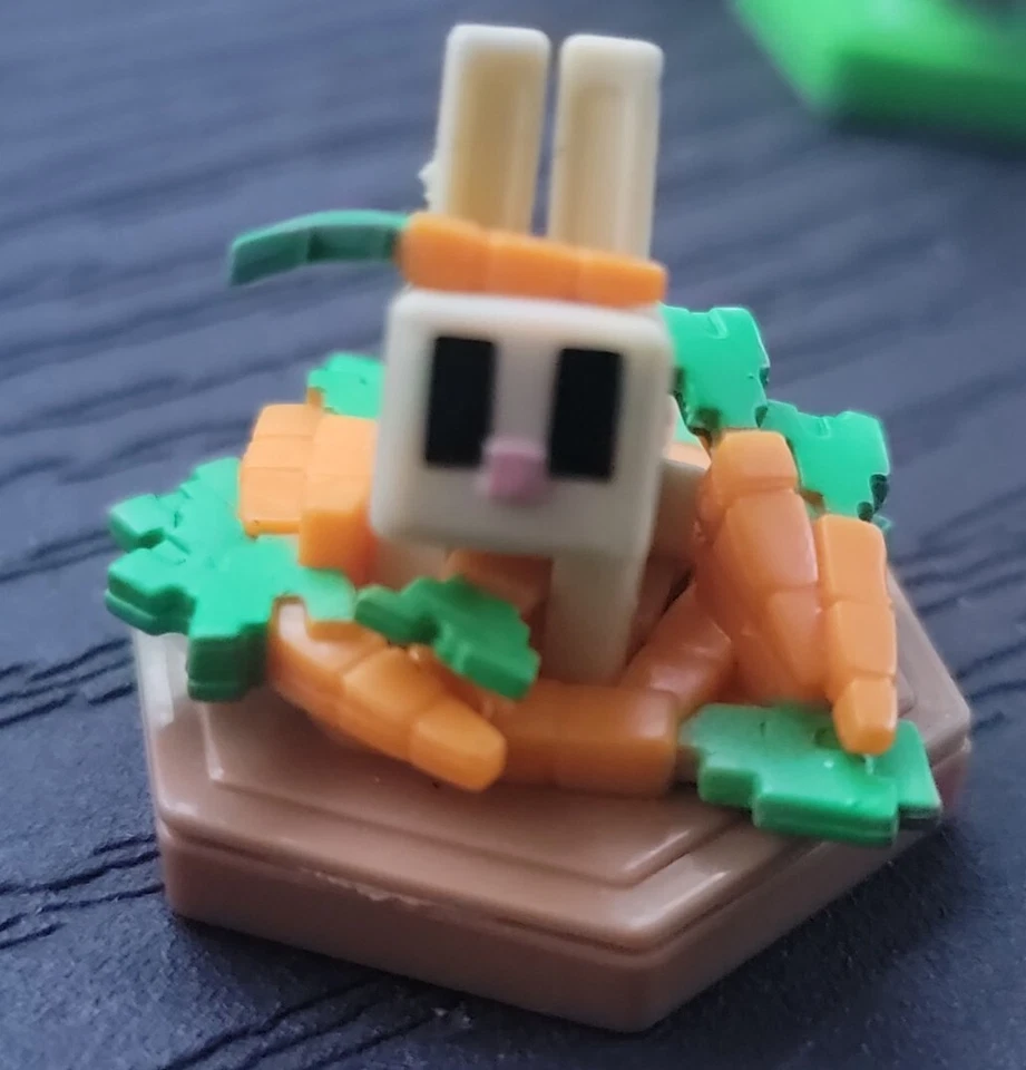 LOT OF 5 MINECRAFT BOOST MINIS FISHING POLAR BEAR PVC FIGURES TOY  MATTEL 2019 - Image 2 of 4