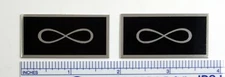 Infinity Speaker Badge Logo Custom Made Aluminum