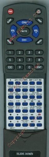 Replacement Remote for SONY RMD55A, DTC700, 146531211, DTC75ES - Afbeelding 1 van 1