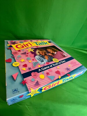 Vintage 1988 Girl Talk Board Game - By Golden - 1st Edition