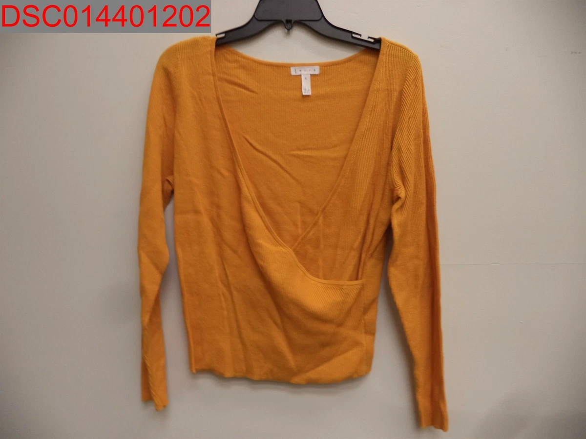 Leith rib wrap sweater clearance