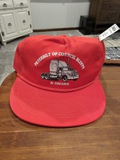 Nwt Peterbilt Of Council Bluffs  Omaha Hat Cap Snapback Rope Vintage H2 
