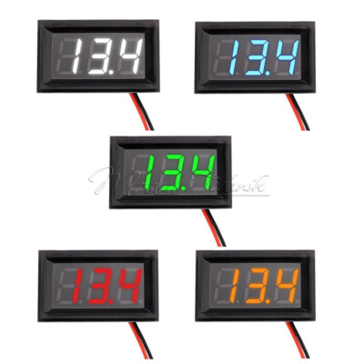 4.5-30V 0.56'' 3 Digit Waterproof Mini LED Digital Voltmeter Voltage Tester Gauge