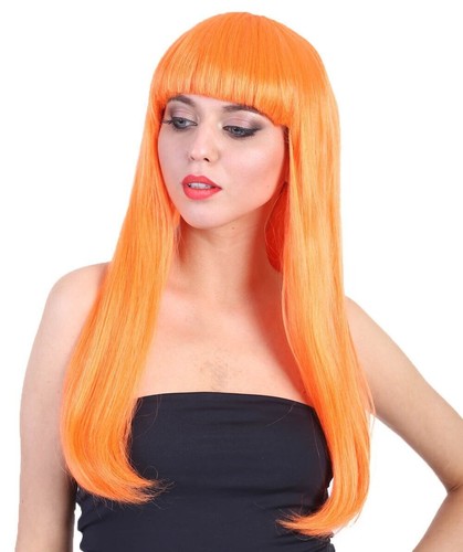 Adult Women's Long Length Party Girl Blonde Wig with Bangs | Multi Color PTB-001 - Picture 54 of 57