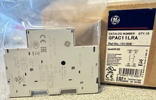 NEW GE GPAC11LRA Auxiliary Contact, for Use with GPS1/GPS2 Starter, 1 NO 1 NC