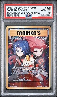 PSA 10 20TH TEAM ROCKET & GIOVANNI'S SCHEME CARDS 277 278/XY PSA 10 20TH TEAM ROCKET & GIOVANNI'S SCHEME CARDS 277 278/XY