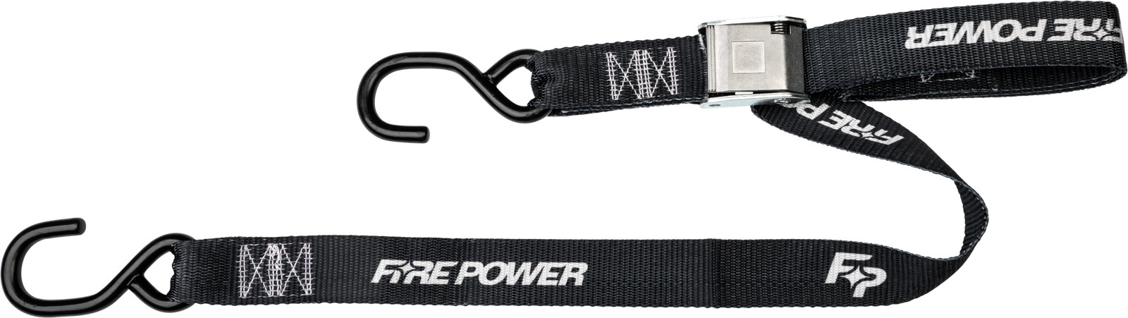 FIRE POWER 1.5in Tie Downs Black 2/Pk Motorcycle DirtBike ATV PWC 29-13050