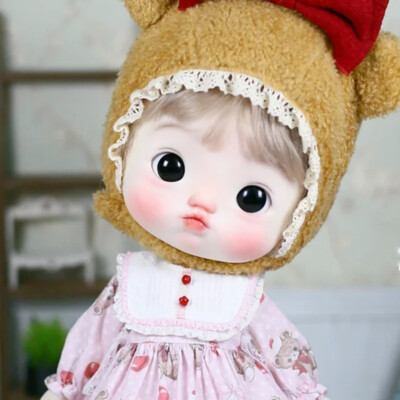 Handmade Lovely Girl Gift BJD DOLL 1/8 Free Eyes + Face Make Up Head Resin Toys