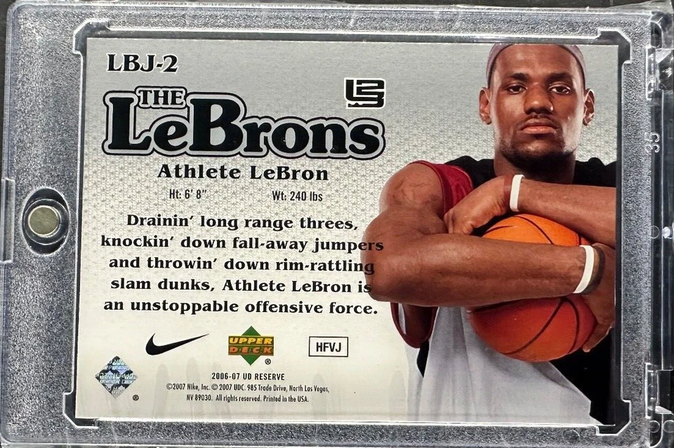 LeBron James 2006-07 UD Reserve The LeBrons #LBJ-2 - Image 2 of 2