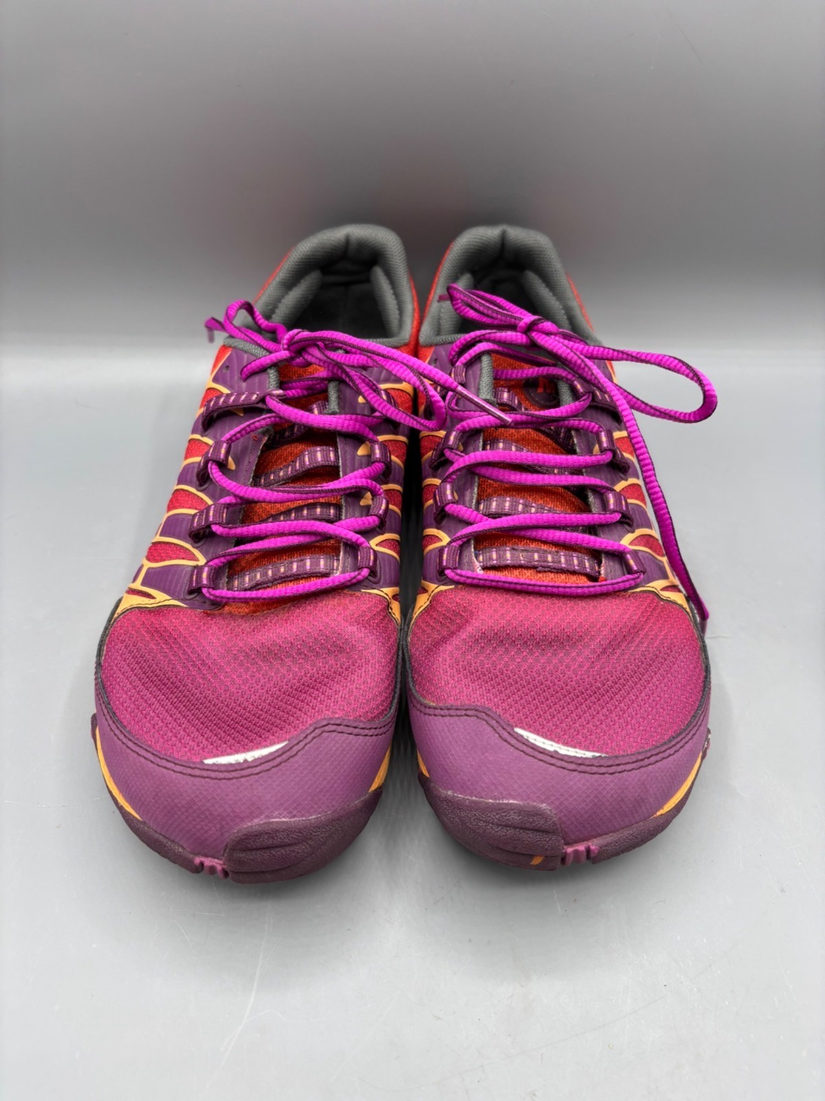 Scarpe Merrell donna 10 5 fusibile viola arancione scarpe da corsa trail